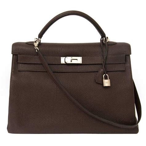 hermes clemence kelly 40 bag|HERMES Taurillon Clemence Shoulder Kelly 40 Cafe.